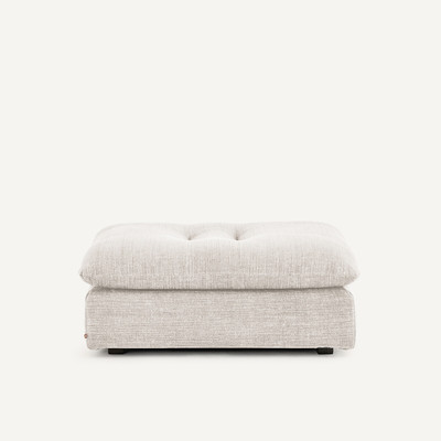 Repose-pieds modulable, en coton et lin, GIULIANO AM.PM