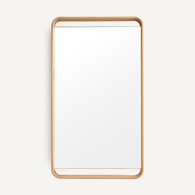 Miroir en chêne, hauteur 140 cm, MIME AM.PM X EMMANUEL GALLINA