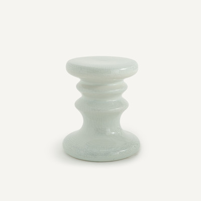 Bout de canapé céramique émaillée craquelée, Lulla AM.PM