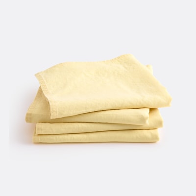 Set van 4 servetten van gewassen linnen Victorine LA REDOUTE INTERIEURS