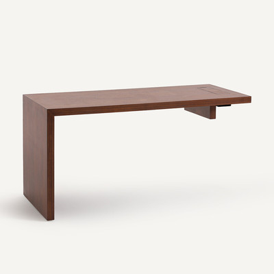 Plateau de bureau en plaqué noyer, largeur 150 cm, MIKUBE AM.PM