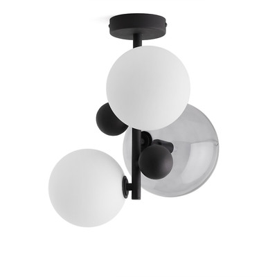 Deckenleuchte Bullesco, Glas und Metall AM.PM