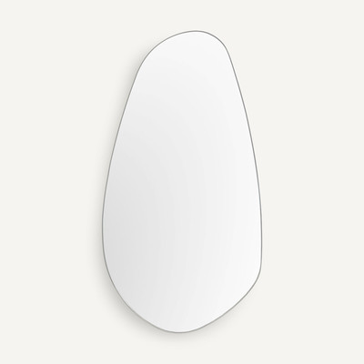 Miroir organique en nickel satiné H140 cm, Lido AM.PM