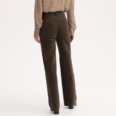 Pantalon large, velours côtelé stretch ANNE WEYBURN
