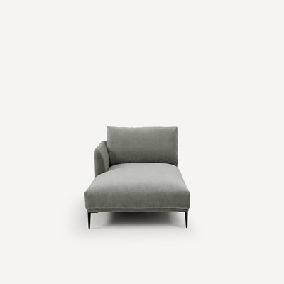 Longchair stonewashed fluweel, Oscar design E.Gallina AM.PM