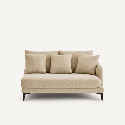 Halbes 2-Sitzer-Sofa aus strukturiertem Mix, MODERNISTE, Design Emmanuel Gallina AM.PM X EMMANUEL GALLINA