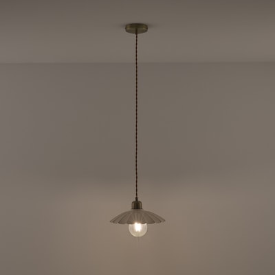 Geschulpte ijzeren metalen hanglamp, Festonia LA REDOUTE INTERIEURS