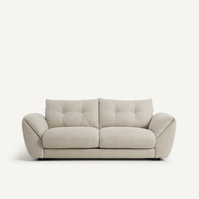 Sofa 3P umwandelbar Baumwolle/Leinen, Edgar AM.PM