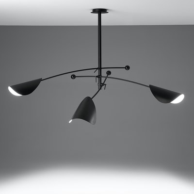 Hanglamp met 3 richtbare armen, Funambule AM.PM