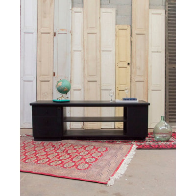 Grande enfilade en cuir Margaret N°354 - Bon état DEBONGOUT