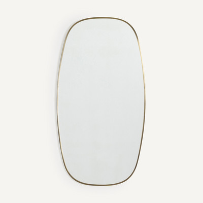 Miroir cadre laiton vieilli H100cm, Caligone AM.PM