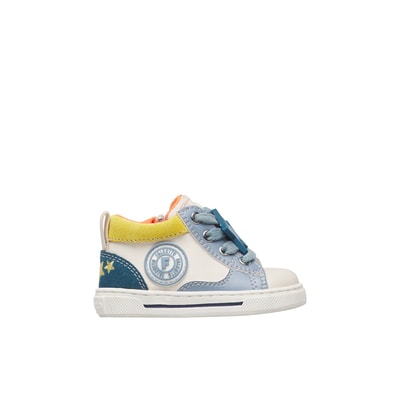 Sneakers en écopelle et tissu SHIN ZIP. FALCOTTO