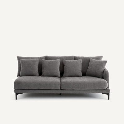 Demi-canapé 3 places en polyester coton, MODERNISTE, design Emmanuel Gallina AM.PM