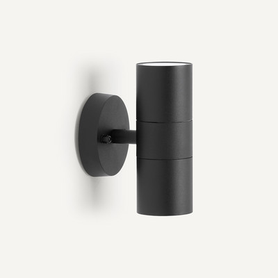 Aplique de exterior em forma de tubo, iluminação em cima/baixo, Sèta AM.PM