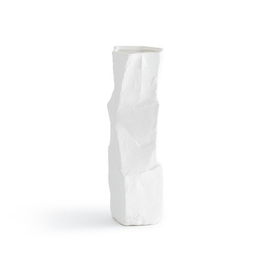 Vase Risa aus matter Keramik, geometrische Form H. 40 cm AM.PM