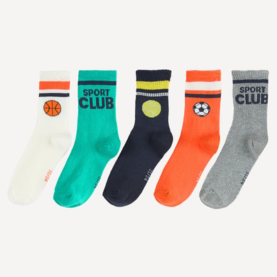 Zestaw 5 par skarpet sportowych LA REDOUTE COLLECTIONS
