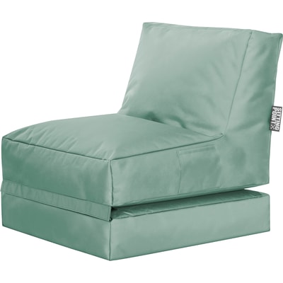 Pouf intérieur et extérieur uni avec dossier dépliable TWIST SCUBA MAGMA HEIMTEX