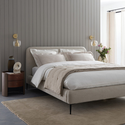 Bett mit Lattenrost Oscar, Design by E. Gallina AM.PM