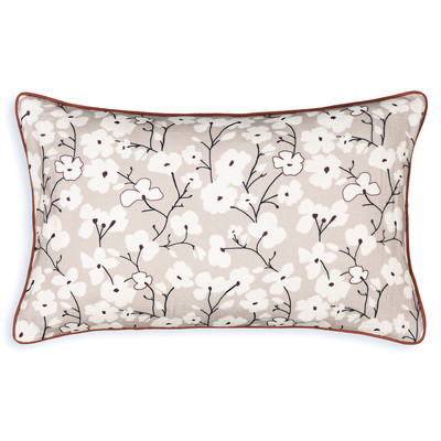 Housse de coussin imprimée en coton, Oyami AM.PM