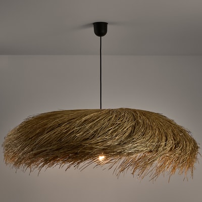 Hanglamp in panama vezels Ø80 cm, Samaï LA REDOUTE INTERIEURS