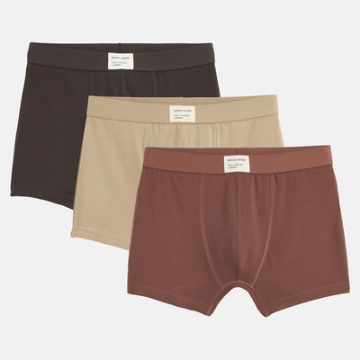 3er-Pack Boxerpants, unifarben LA REDOUTE COLLECTIONS