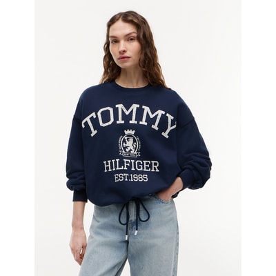 Sweat com gola redonda e logótipo TOMMY HILFIGER