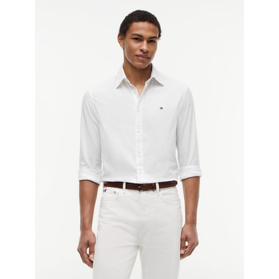 Hemd met lange mouwen in popeline TOMMY HILFIGER