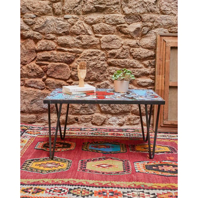Table basse en céramique Léonie N°806 - Bon état DEBONGOUT