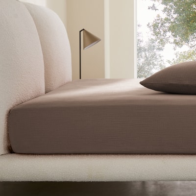 Drap-housse gaze de coton biologique, Yafa AM.PM