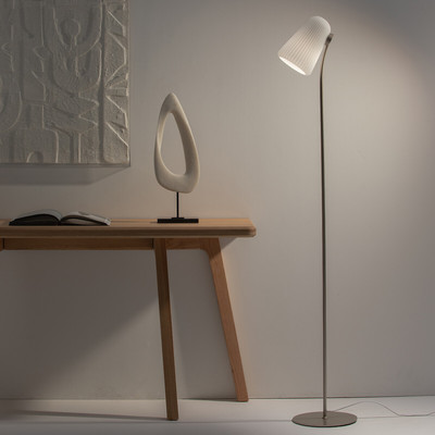 Lampadaire métal fer et verre, Fosca AM.PM