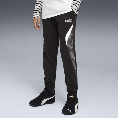 Joggingbroek van niet-geruwd molton PUMA
