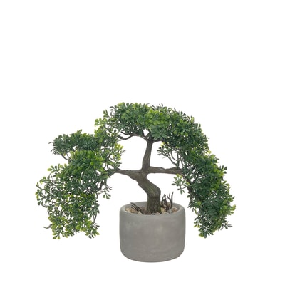 Planta bonsai artificial com vaso, BORGHESI BORGHESI