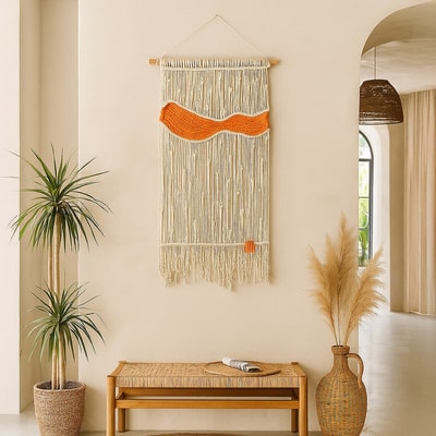 Decoração de parede em macramé SUNSET, Macramar MACRAMAR