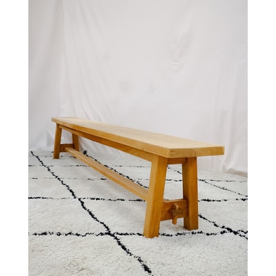 Banc en bois Antoine N°332 - Bon état DEBONGOUT