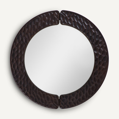 Miroir rond, finition gougée, Kuchim AM.PM