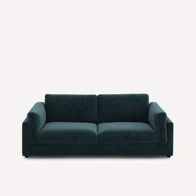 Canapé convertible, en velours chenille, CÉSAR AM.PM