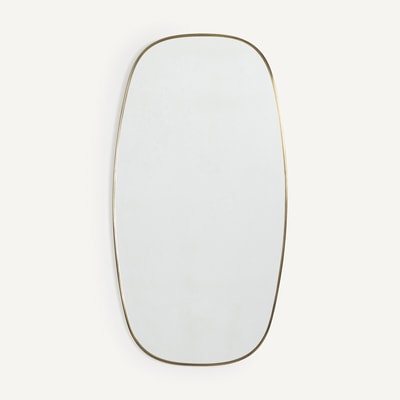 Miroir cadre laiton vieilli H100cm, Caligone AM.PM