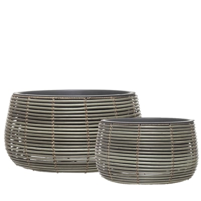 Conjunto de vasos em polyrattan, BORGHESI BORGHESI