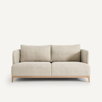 Canapé compact, coton lin, Jabote AM.PM