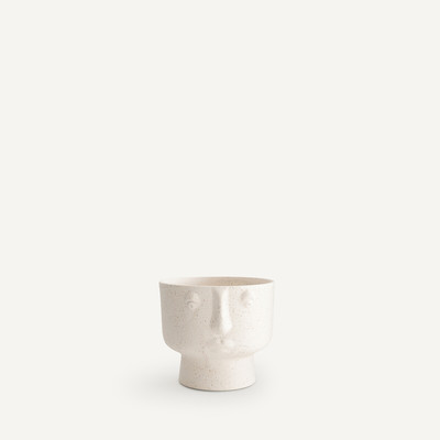 Vaso em cerâmica esmaltada, alt. 15 cm, Lesego AM.PM