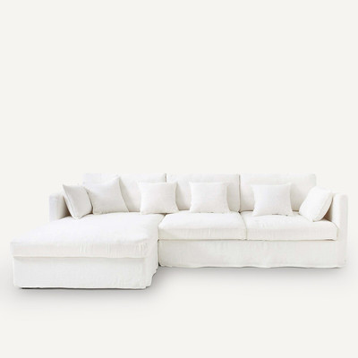 Ecksofa Neo Kinkajou, gecrashtes Leinen AM.PM
