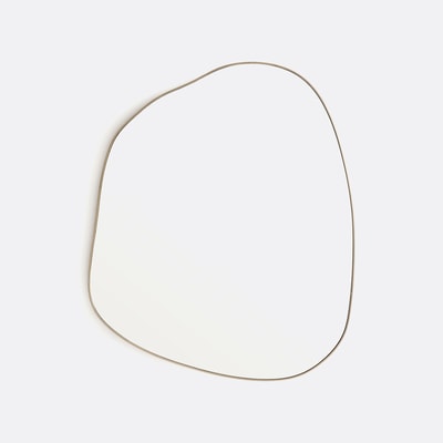 Organische vorm spiegel, lengte 63,5 cm, hoogte 53,3 cm, ORNICA LA REDOUTE INTERIEURS