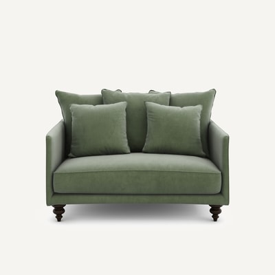 2-Sitzer-Sofa aus Samt, Lazare AM.PM