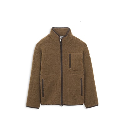 Jas in sherpa, met meerdere zakken en dubbele ritssluiting AIGLE