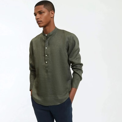 Chemise vareuse en lin LA REDOUTE COLLECTIONS