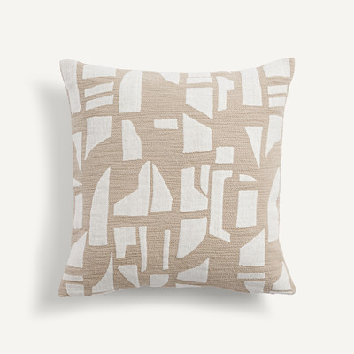 Housse de coussin, broderie bouclette, SOLONA AM.PM