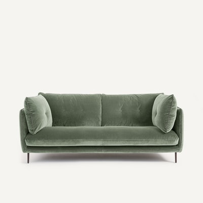 Kompaktes Sofa aus Samt, BOTERO AM.PM