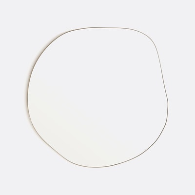 Miroir forme organique, longueur 80 cm, hauteur 80 cm, ORNICA LA REDOUTE INTERIEURS