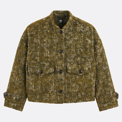 Krótka, luźna kurtka zapinana na guziki LA REDOUTE COLLECTIONS