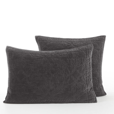 Elton Cotton and Aged Linen Pillowcase AM.PM